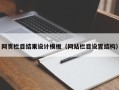 阿拉尔网页栏目结果设计模板（网站栏目设置结构）